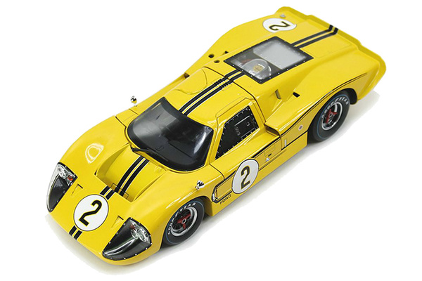 Shelby 1/18 Ford MKIV 1967 Yellow-Blk